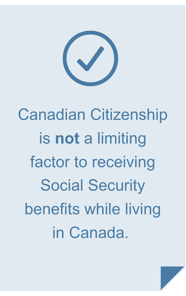 US social security while in Canada infographic
